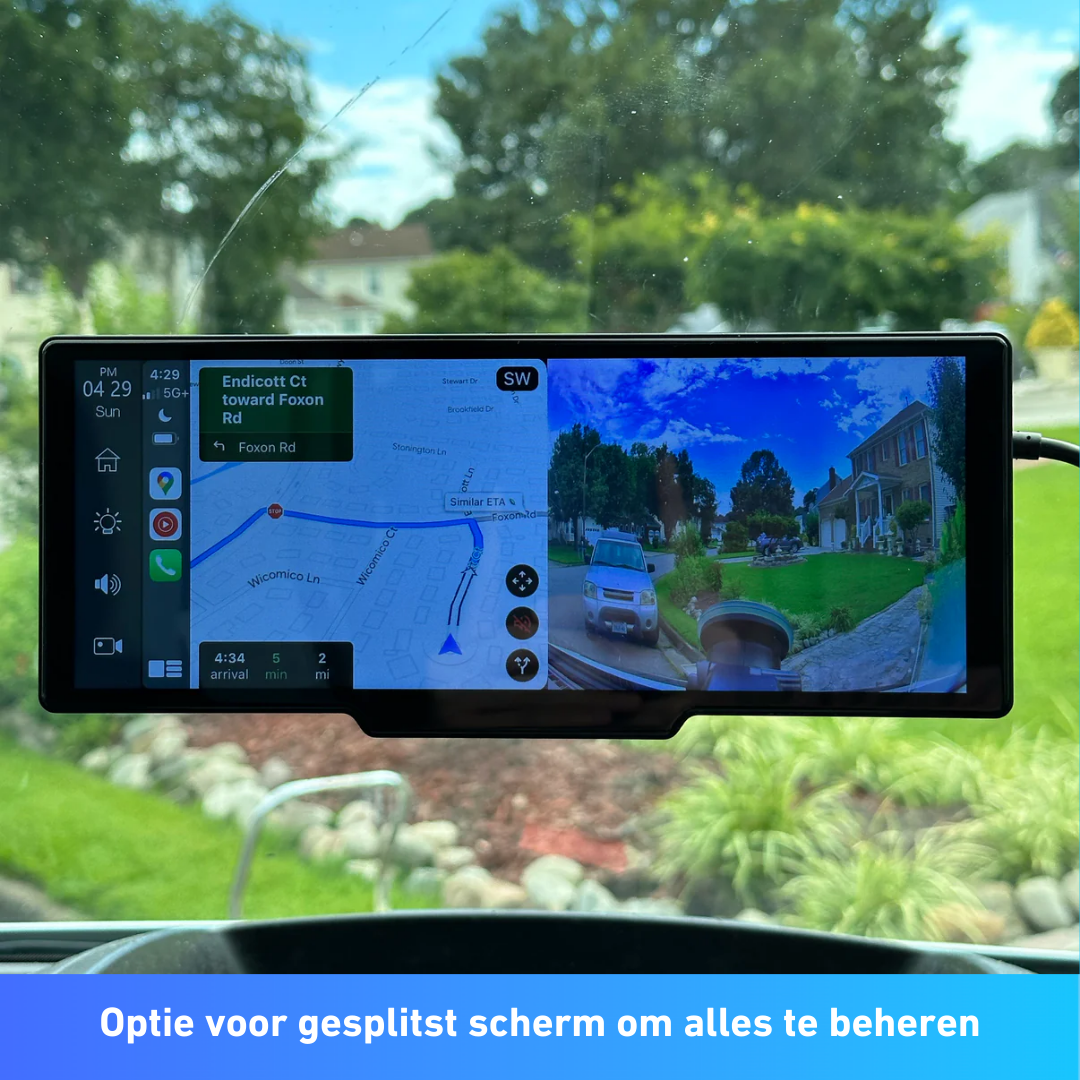 Get the ultimate GPS navigation experience with our cutting-edge smartphone app. Compatible with Apple & Android CarPlay Scherm Pro Max™ (2023).
