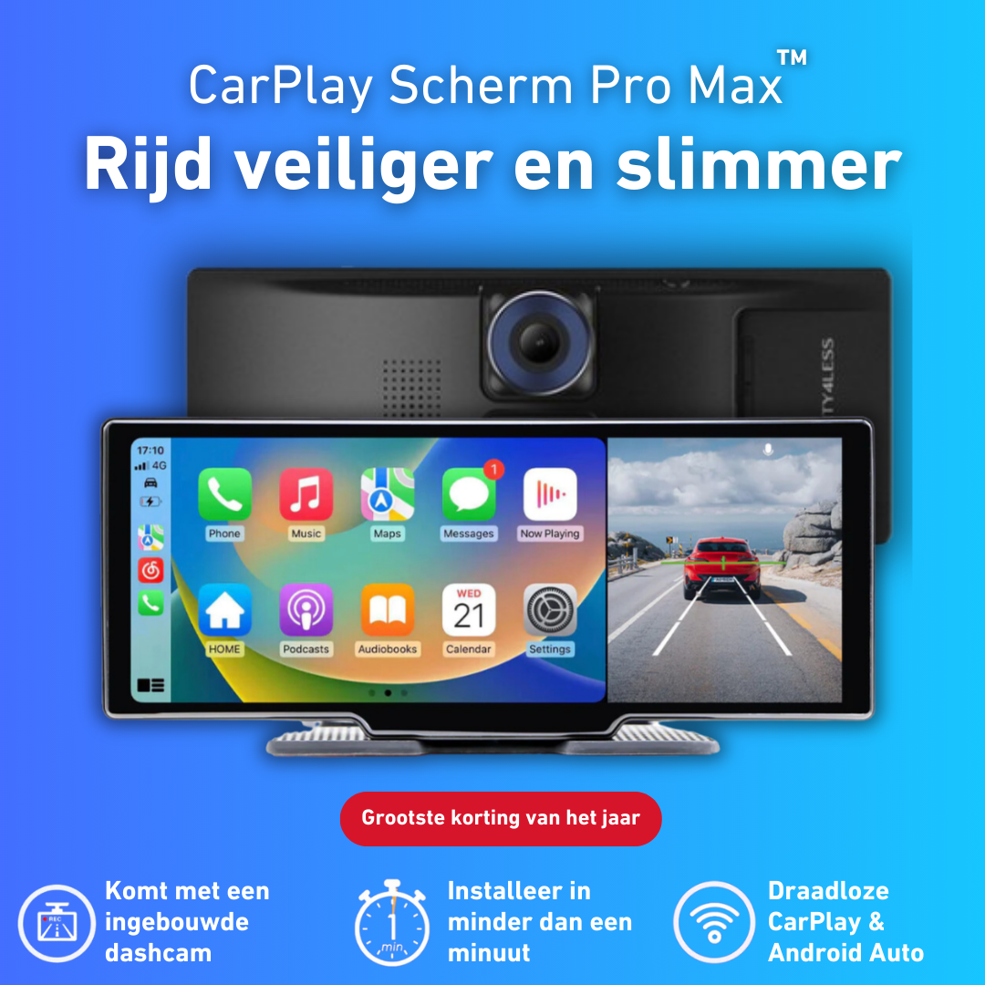Apple & Android CarPlay Scherm Pro Max™ (2024)
